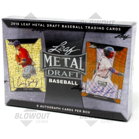 2018 leaf metal draft baseball hobby box|2018 Leaf Metal Draft Baseball Cards .